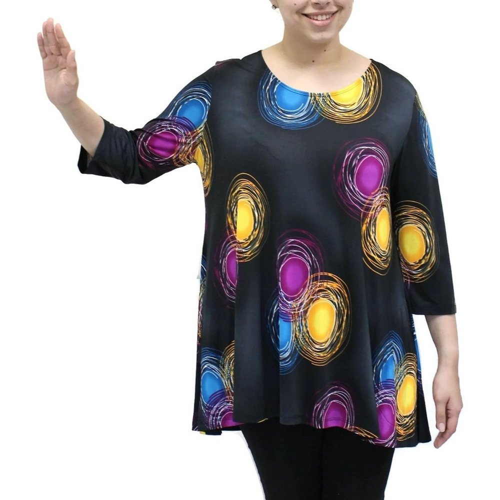 Caribe Women's Galaxy Swing Tunic  Large